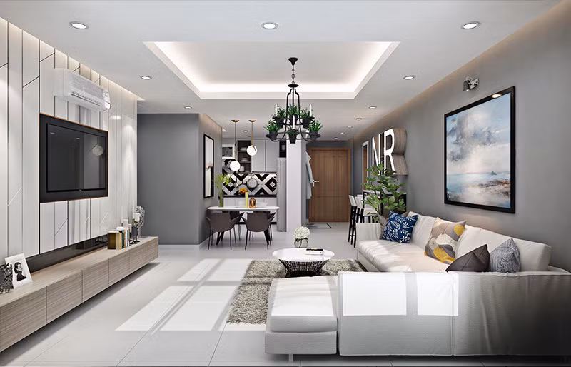 Trang trí phòng khách chuẩn phong thủy để năm Tân Sửu tài lộc thịnh vượng, gia đạo ấm êm - Ảnh 2.