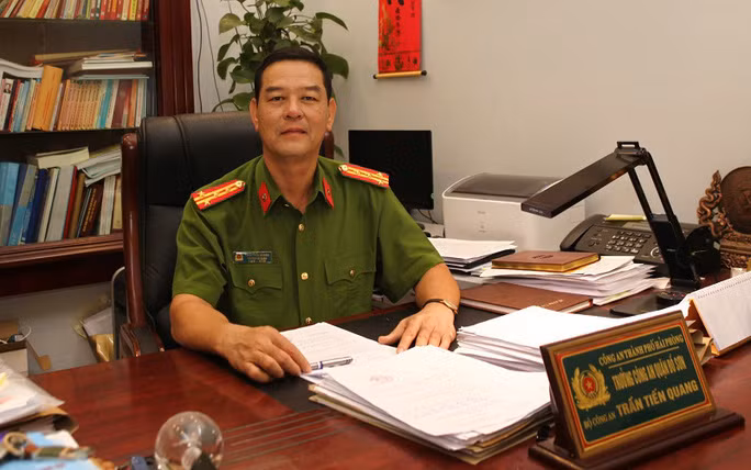 Ông Trần Tiến Quang, nguyên Trưởng Công an quận Đồ Sơn.