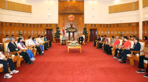 Toàn cảnh buổi tiếp