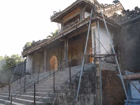 Tu bổ di tích cần có sự tham gia của nhân dân Ảnh: Văn Lê Tu bổ di tích cần có sự tham gia của nhân dân Ảnh: Văn Lê