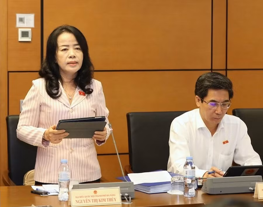 Đại biểu Nguyễn Thị Kim Thúy. Đại biểu Nguyễn Thị Kim Thúy.