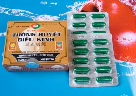 Viên nang thông huyết điều kinh bị đình chỉ lưu hành