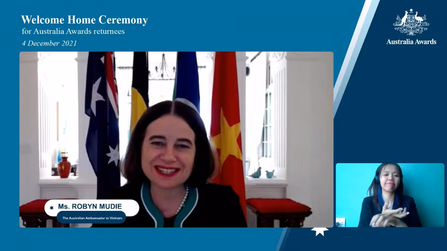 Đại sứ Australia tại Việt Nam, bà Robyn Mudie, công bố Quỹ