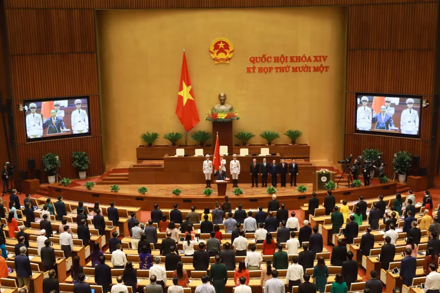 Toàn cảnh Lễ tuyên thệ của Chủ tịch nước Nguyễn Xuân Phúc