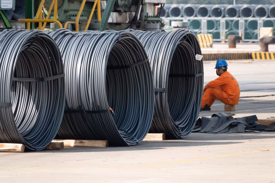 ... thép cuộn cán dây là những sản phẩm chủ lực của Formosa Hà Tĩnh.