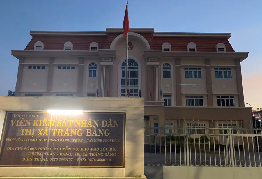 Trụ sở Viện KSND thị xã Trảng Bàng. Ảnh: Báo Thanh Niên.
