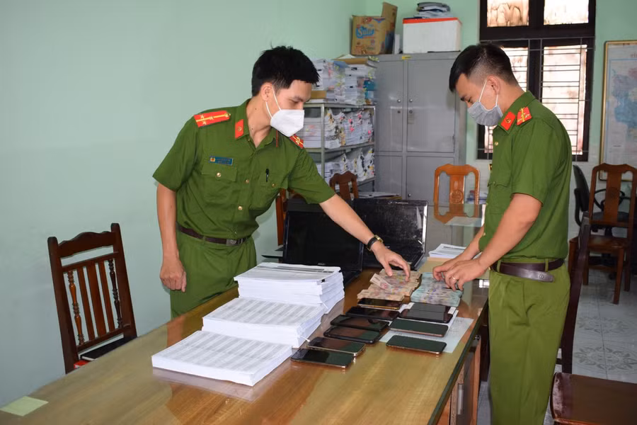 Tang vật của vụ án bị cơ quan chức năng thu giữ.