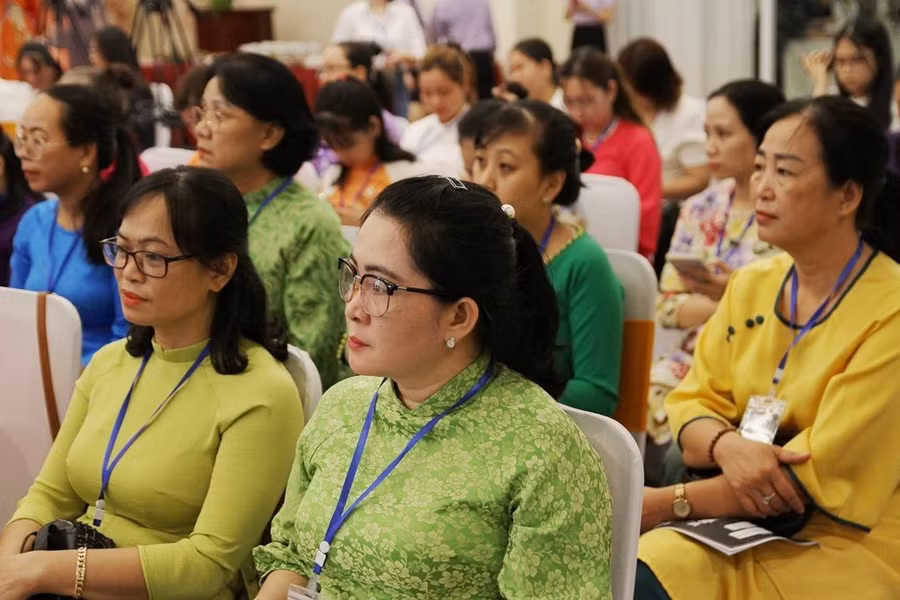 Vai trò của phụ nữ được đề cao tại Hội thảo quốc tế.