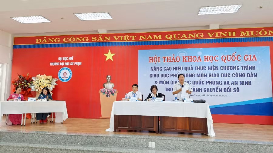 Việc đánh giá, nâng cao hiệu quả thực hiện chương trình giáo dục phổ thông môn GDCD và môn GDQP&AN trong bối cảnh chuyển đổi số là cần thiết. Việc đánh giá, nâng cao hiệu quả thực hiện chương trình giáo dục phổ thông môn GDCD và môn GDQP&AN trong bối cảnh chuyển đổi số là cần thiết.
