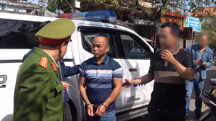 Nguyễn Minh Diệp bị bắt giữ.