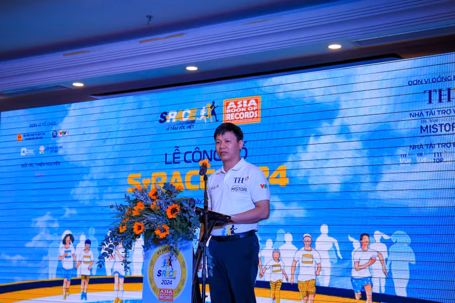 Ông Nguyễn Thanh Đề - Vụ trưởng Vụ Giáo dục thể chất phát biểu tại lễ công bố.