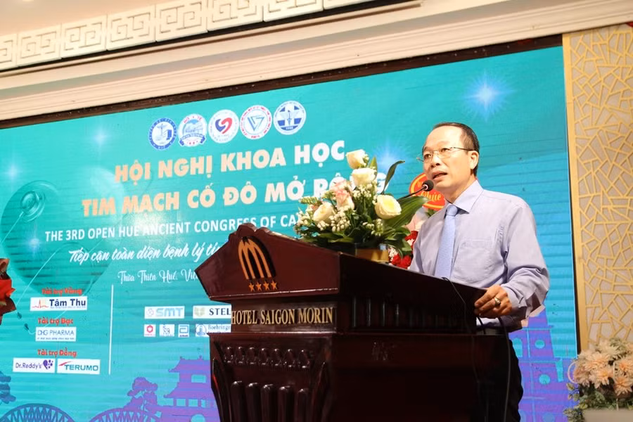 Ông Phan Quý Phương, Phó Chủ tịch UBND tỉnh Thừa Thiên Huế phát biểu chào mừng.
