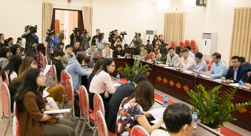 Toàn cảnh buổi họp báo