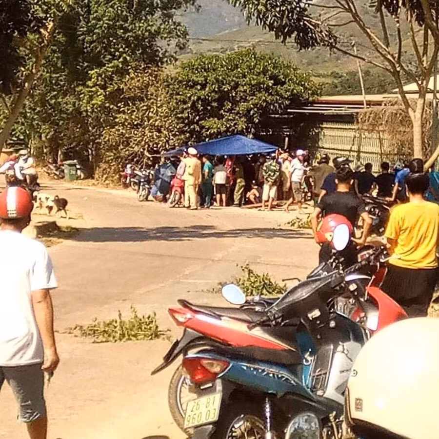 Hiện trường vụ việc.