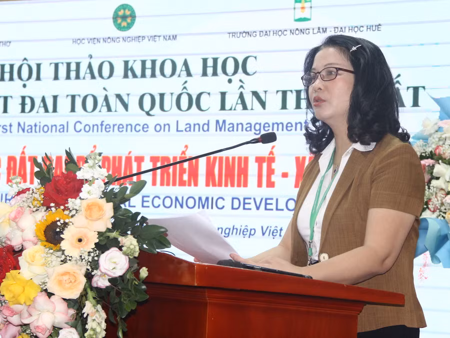 GS.TS Nguyễn Thị Lan phát biểu tại Hội thảo. GS.TS Nguyễn Thị Lan phát biểu tại Hội thảo.