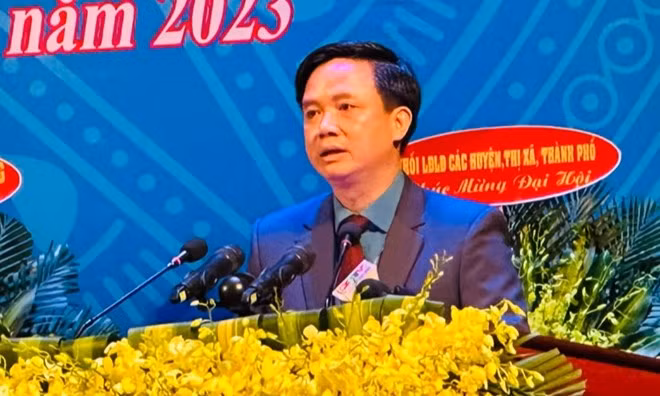 Ông Phạm Tiến Nam tiếp tục được bầu giữ chức Chủ tịch LĐLĐ tỉnh Quảng Bình.