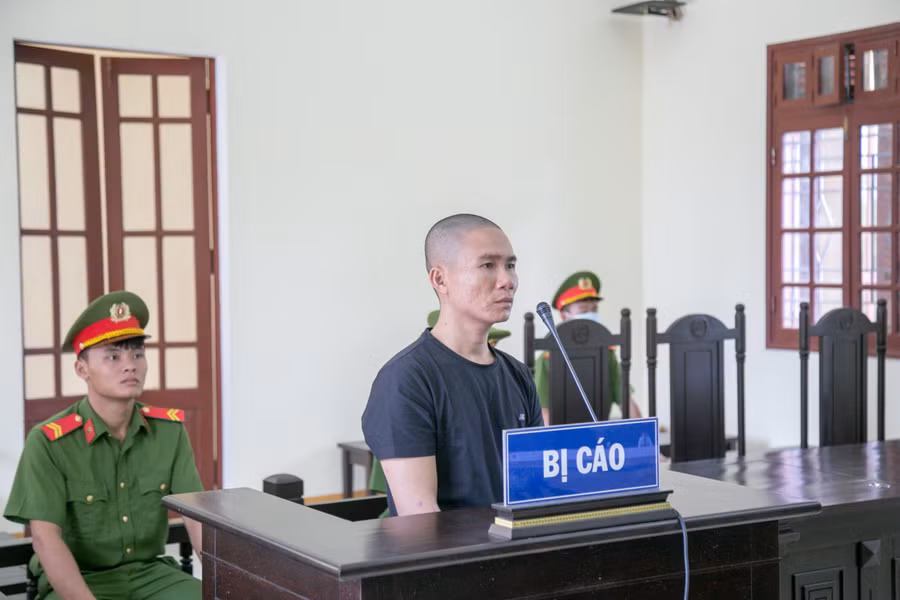 Bị cáo Nguyễn Văn Tiềm tại phiên xét xử.