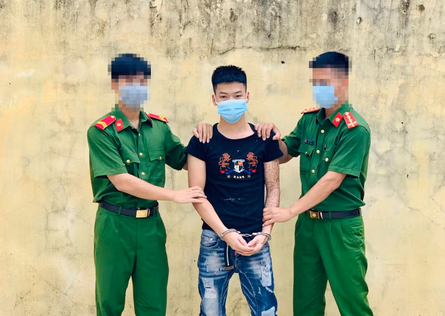 Trần Văn Trường bị cơ quan chức năng bắt giữ.