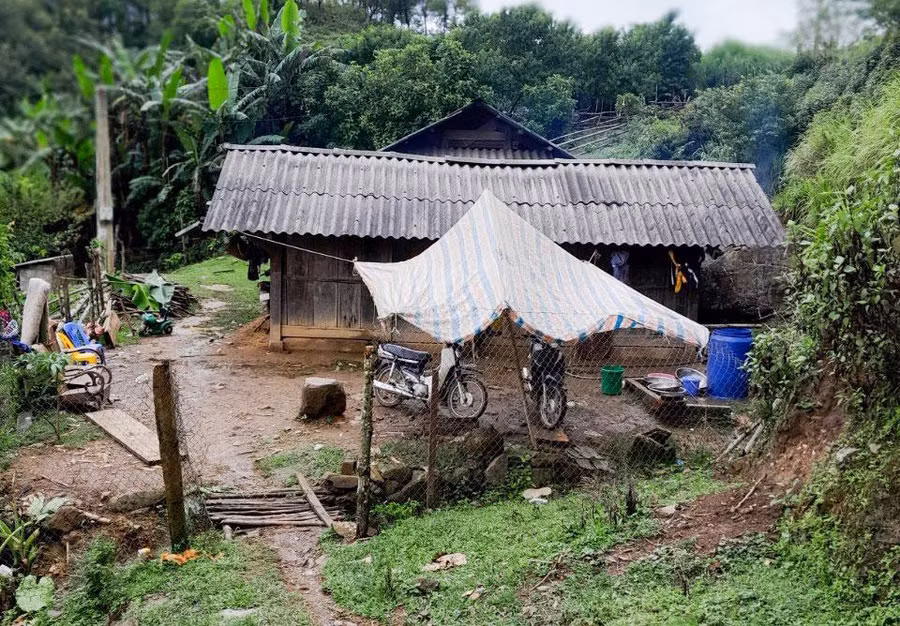Ngôi nhà nơi xảy ra vụ án.