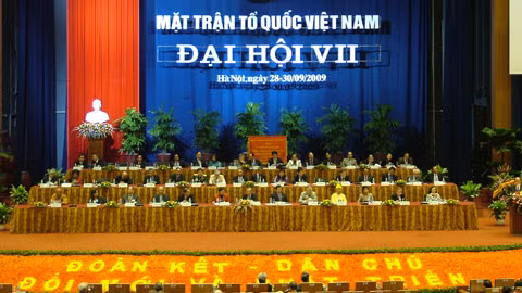 Bế mạc Đại hội đại biểu toàn quốc MTTQ Việt Nam lần thứ VII