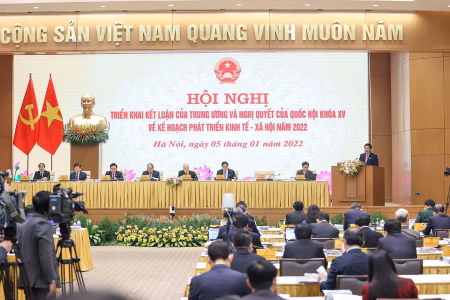Hội nghị tập trung phân tích, đánh giá kết quả thực hiện nhiệm vụ chính trị năm 2021.