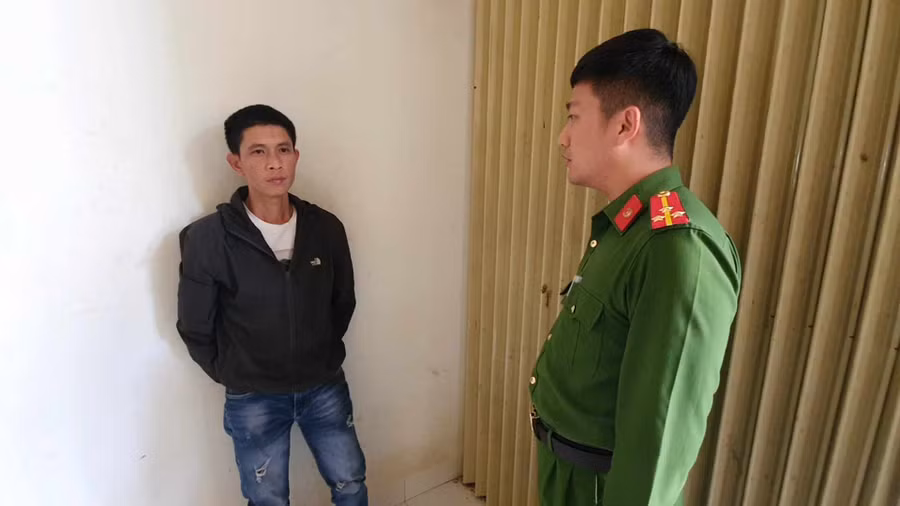 Nguyễn Đoàn Tú Khải lúc mới bị bắt. (Ảnh: SD)