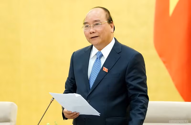 Thủ tướng Nguyễn Xuân Phúc mong các ĐBQH trẻ hãy làm những gì tốt nhất cho đất nước, cho dân tộc, đóng góp vào khát vọng của một dân tộc đang phát triển, đang vươn lên. Ảnh: VGP
