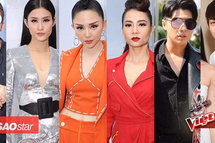 Bộ tứ HLV rạng rỡ cùng dàn khách mời đặc biệt tại ghi hình Chung kết 1 The Voice