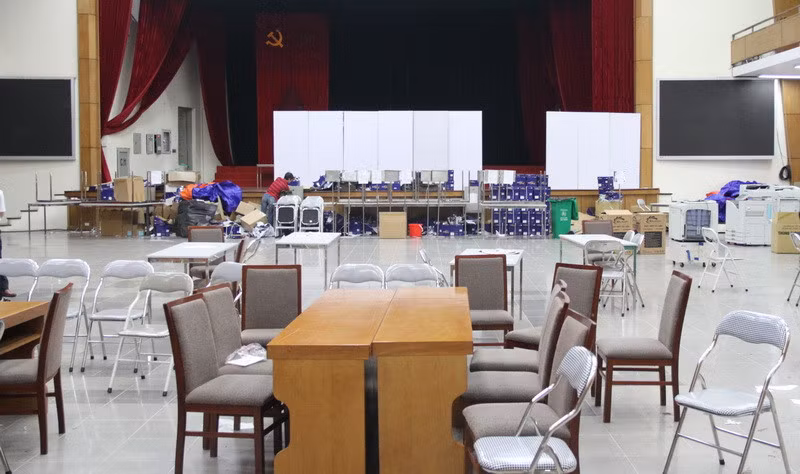 Toàn cảnh phòng in sao đề thi
