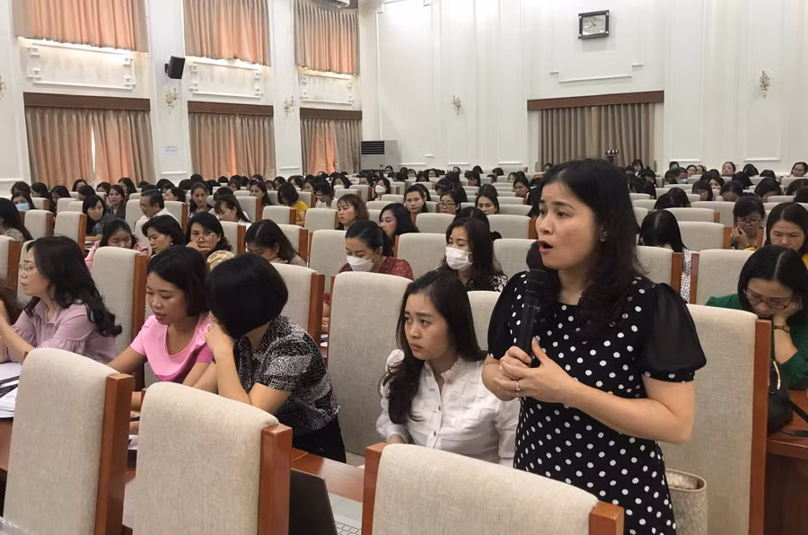 Tham luận của đại diện Sở GD&amp;ĐT tỉnh Quảng Ninh.