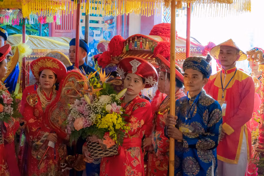 Lễ vật cung nghinh làm lễ cúng.