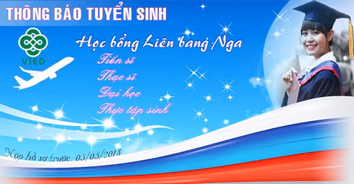 Bộ GD&ĐT tuyển sinh đi học tại Liên bang Nga năm 2018