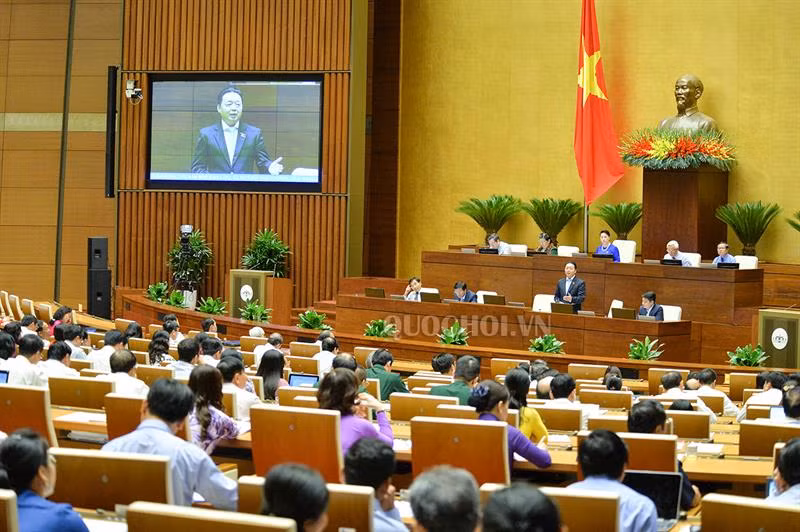 Quốc hội chất vấn Bộ trưởng Bộ Tài nguyên và Môi trường