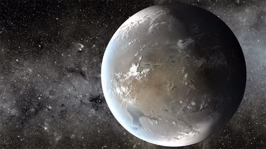 Hành tinh Kepler-62f - (Ảnh: NASA/AMES/JPL-CALTECH)