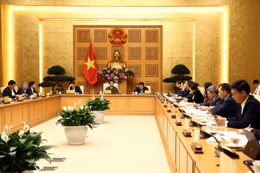 Toàn cảnh cuộc họp. Ảnh: VGP/ Đình Nam