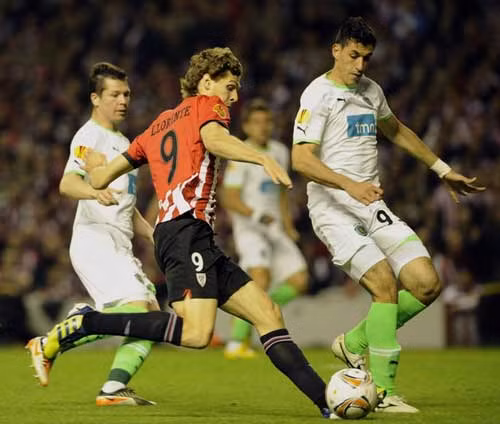 Atletico Madrid và Bilbao vào chung kết Europa League ảnh 1 Llorente ghi bàn đưa Bilbao vào chung kết.