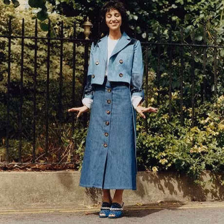 5 tuyet chieu bien tau do jean va denim cho mua lanh - Anh 7