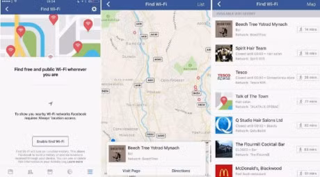 Facebook thu nghiem tinh nang tim Wi-Fi mien phi - Anh 1