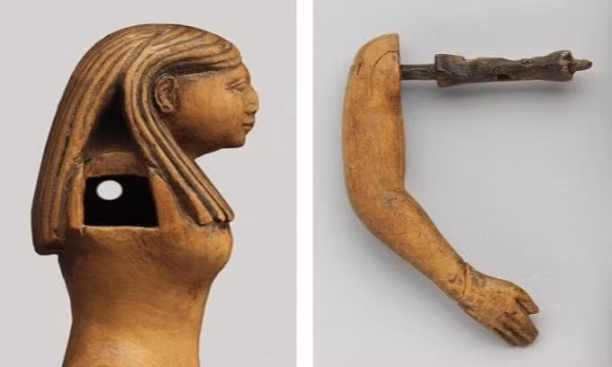 Bức tượng “Hathor” được trưng bày ở bảo tàng Metropolitan. Ảnh: Egypt Independent. Bức tượng “Hathor” được trưng bày ở bảo tàng Metropolitan. Ảnh: Egypt Independent.
