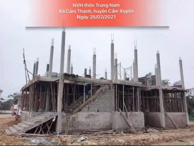 Bà xã Công Vinh cũng đăng tải hình ảnh của các công trình đang thi công ở từng địa phương thuộc tỉnh Hà Tĩnh