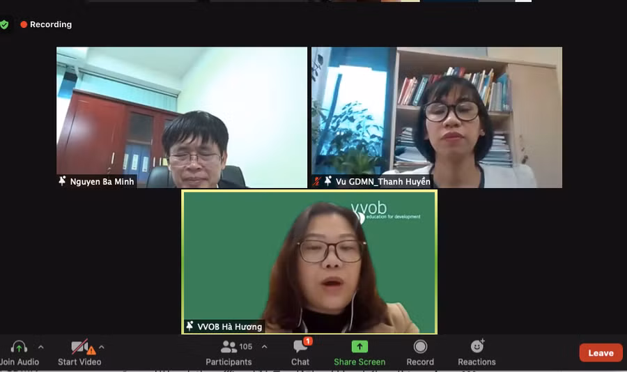 Các chuyên gia hiến kế tại Hội thảo
