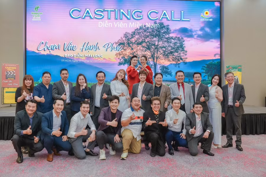 Nghệ sĩ 2 miền có mặt trong buổi casting. Nghệ sĩ 2 miền có mặt trong buổi casting.