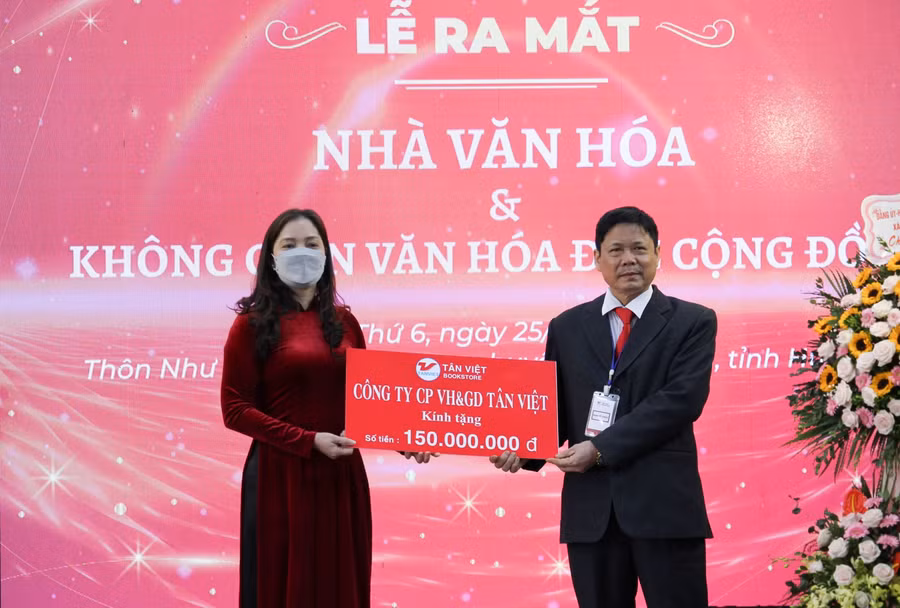 Khánh thành nhà văn hoá, không gian văn hoá đọc cộng đồng với hơn 6.000 đầu sách ảnh 6