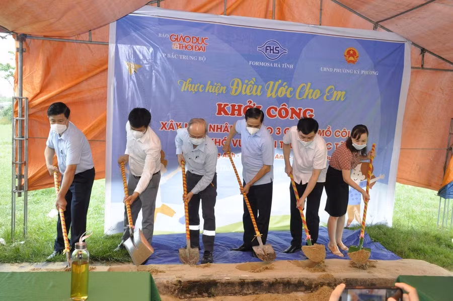 Formosa Hà Tĩnh hỗ trợ 300 triệu xây dựng nhà Nhân ái