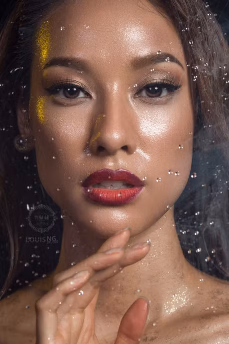 Lilly Nguyen hoa nang tien ca bang nghe thuat body painting voi Tina Le - Anh 4