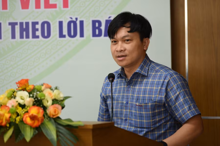 Ông Doãn Hồng Hà phát biểu tại Lễ trao giải