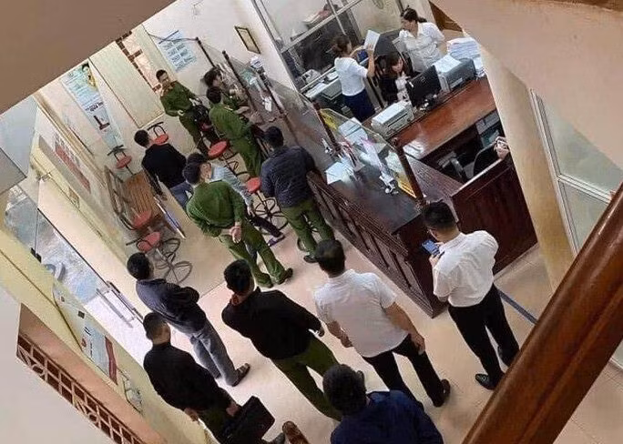 Cơ quan chức năng có mặt tại hiện trường vụ cướp