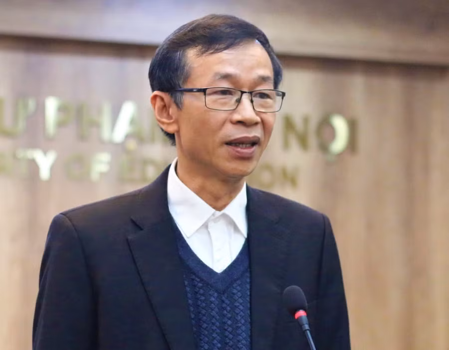 GS.TS Nguyễn Văn Minh - Hiệu trưởng Trường ĐH Sư phạm Hà Nội thông tin về kỳ thi độc lập, đánh giá năng lực năm 2023 do nhà trường tổ chức.