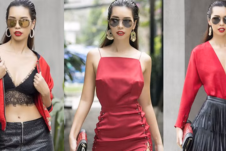 Siêu mẫu Hà Anh gợi cảm dạo phố chơi Tết 
