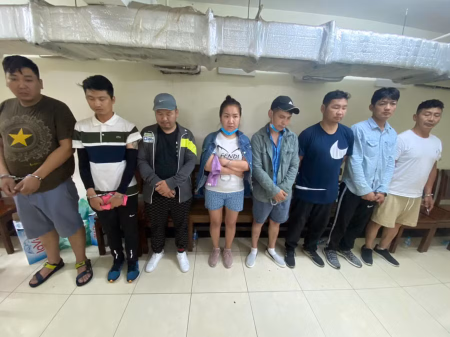 Các đối tượng có liên quan đến vụ án.